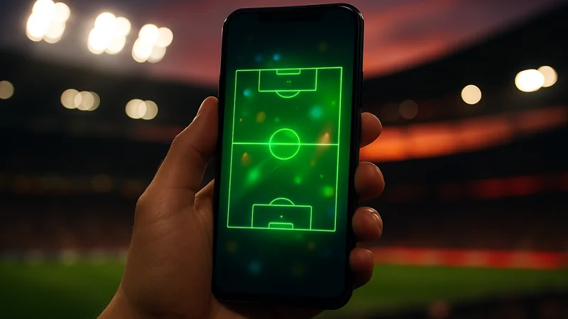 SportyBet mobile betting on a smartphone in Kenya